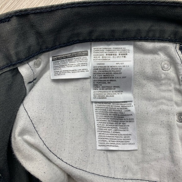 Levi’s White Tab Jeans 33/30 - Picture 10 of 12